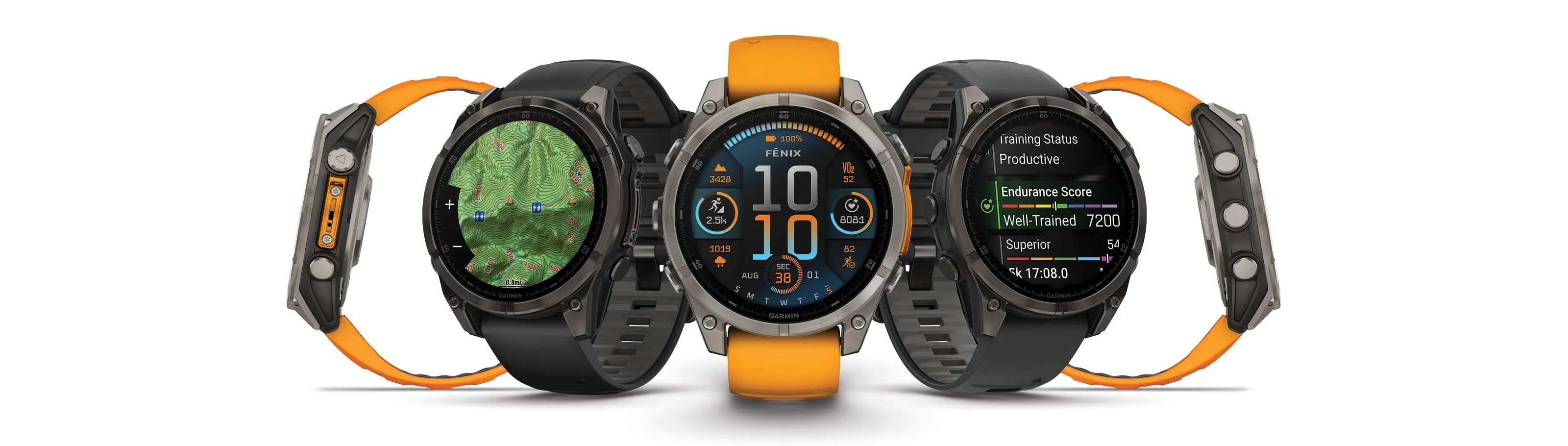 Умные часы Garmin Fenix 8, 47 мм, AMOLED, Sapphire Carbon Gray DLC Titanium with Black/Pebble Gray Silicone Band